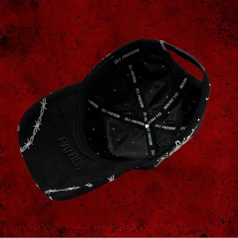 Black Embellished NY Cap - Picture 3 of 6